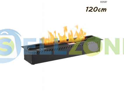 Ηλεκτρικό διακοσμητικό τζάκι 120 cm με τεχνητή φλόγα για εγκατάσταση – DD587